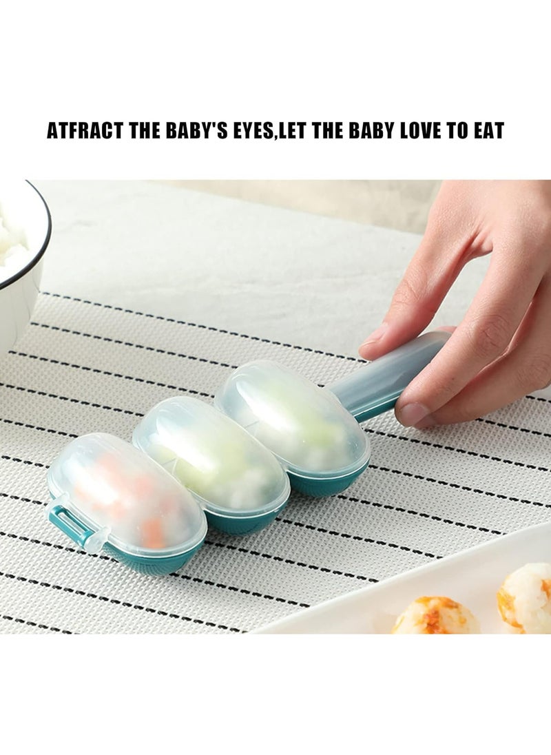 Oasisgalore - 4 Pcs Rice Ball Shakers - DIY Sushi Mold for Kids, Non-Stick Kitchen Tools - Image 1