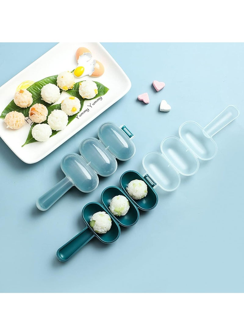 Oasisgalore - 4 Pcs Rice Ball Shakers - DIY Sushi Mold for Kids, Non-Stick Kitchen Tools - Image 1
