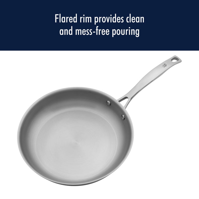 HENCKELS Clad H3 10-inch Induction Frying Pan with Lid, Stainless Steel, Durable and Easy to clean - Image 2