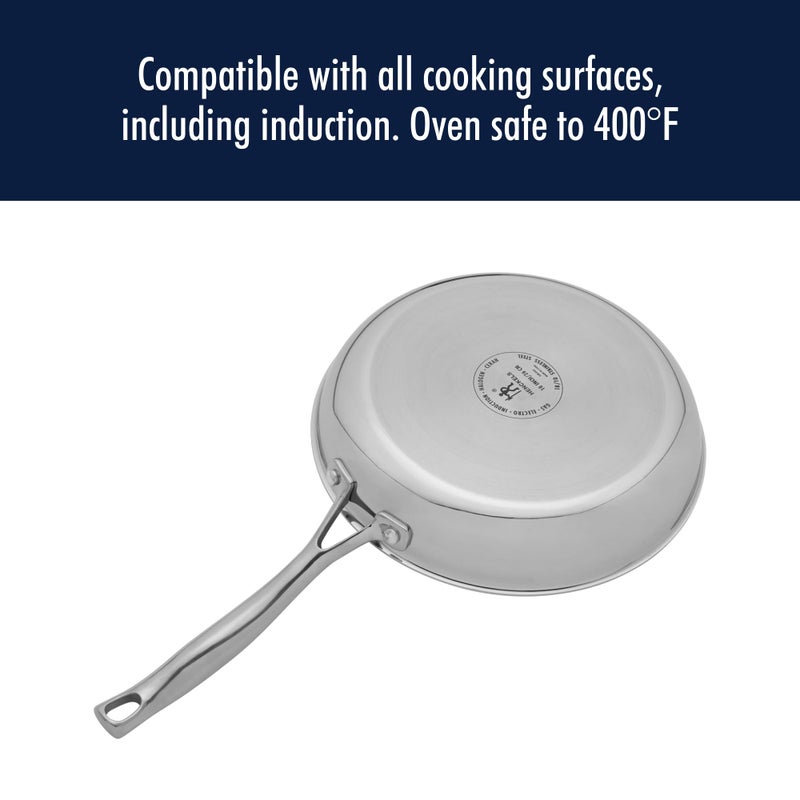 HENCKELS Clad H3 10-inch Induction Frying Pan with Lid, Stainless Steel, Durable and Easy to clean - Image 5