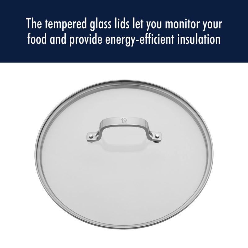 HENCKELS Clad H3 10-inch Induction Frying Pan with Lid, Stainless Steel, Durable and Easy to clean - Image 4