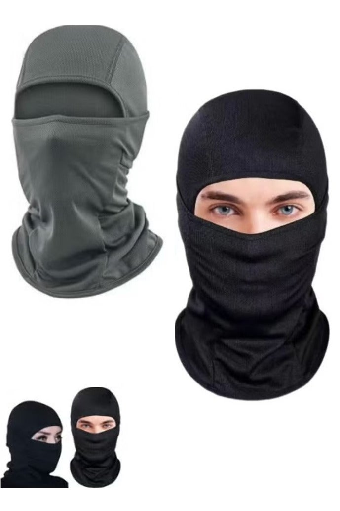 INSIJAM 2PCS Balaclava Face Mask Ski Mask UV Protector Lightweight for Motorcycle Cycling Running - Image 1