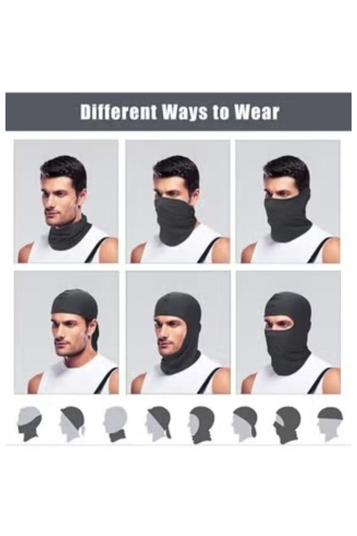 INSIJAM 2PCS Balaclava Face Mask Ski Mask UV Protector Lightweight for Motorcycle Cycling Running - Image 5