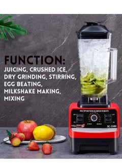 SILVER CREST 2.5L 4500W BPA Free Heavy Duty Blender Mixer Electric High Speed Juicer Food Processor Ice Smoothies Crusher Blander  - Image 1