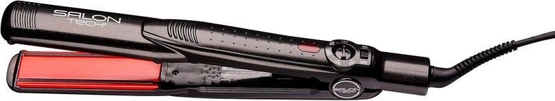 SALON TECH Silicone Flat Iron - Professional Ceramic and Silicone Hair Straightener with 450 Degree Heat (1 Inch) - Image 2