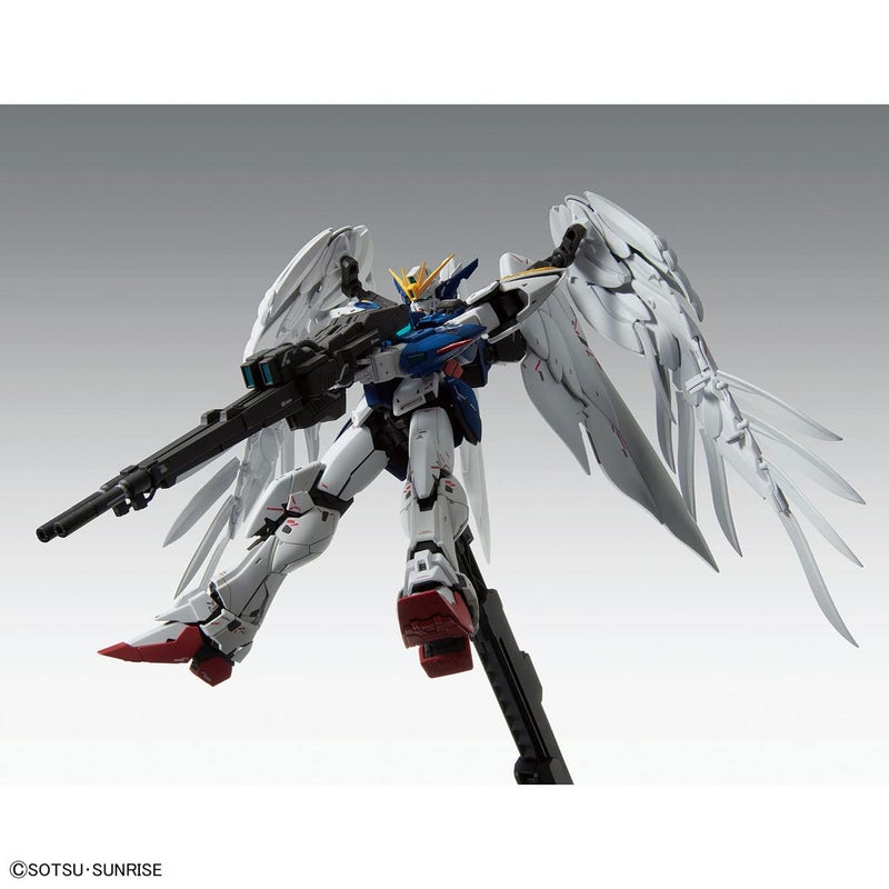 BANDAI SPIRITS Bandai Hobby - Gundam Wing: Endless Waltz - Wing Gundam Zero (EW) Ver. Ka MG 1/100 Model Kit - Image 5