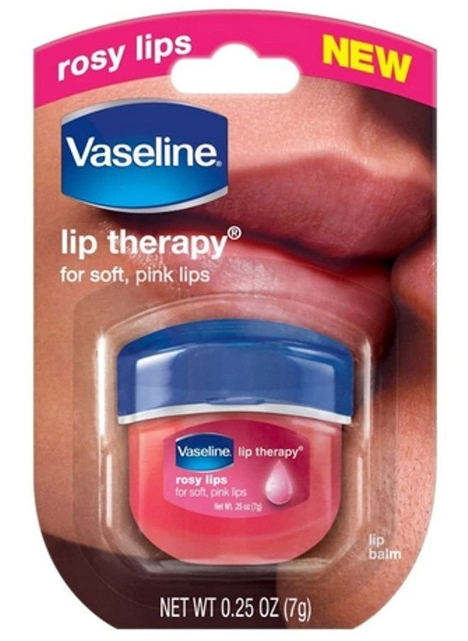 Vaseline Lip Therapy Rosy Lips 0.25 oz, Pack of 4  - Image 1