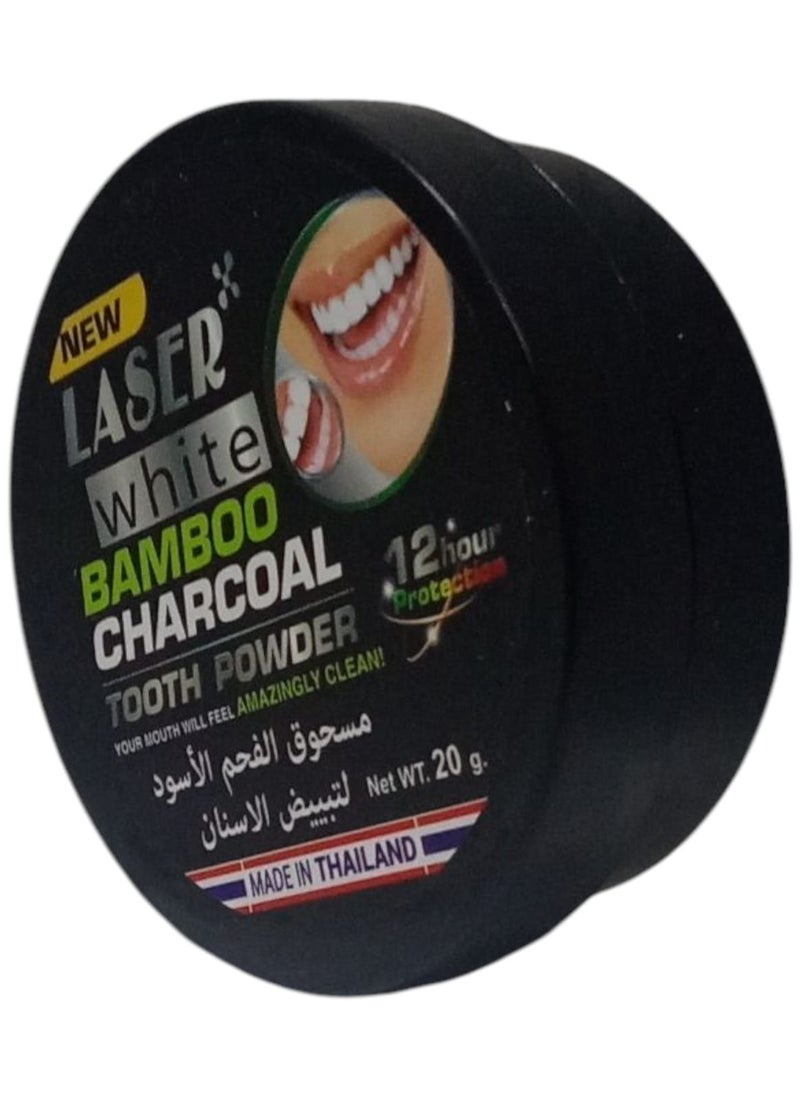 ليزر وايت مسحوق تبييض الاسنان بالفحم 20جم  - Image 3