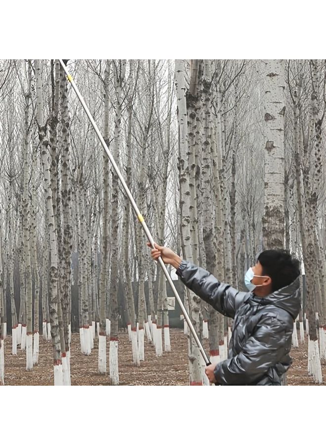 Telescopic Stainless Steel Pole Saw With Hook And Curved Blade For Tree Trimming - Image 5