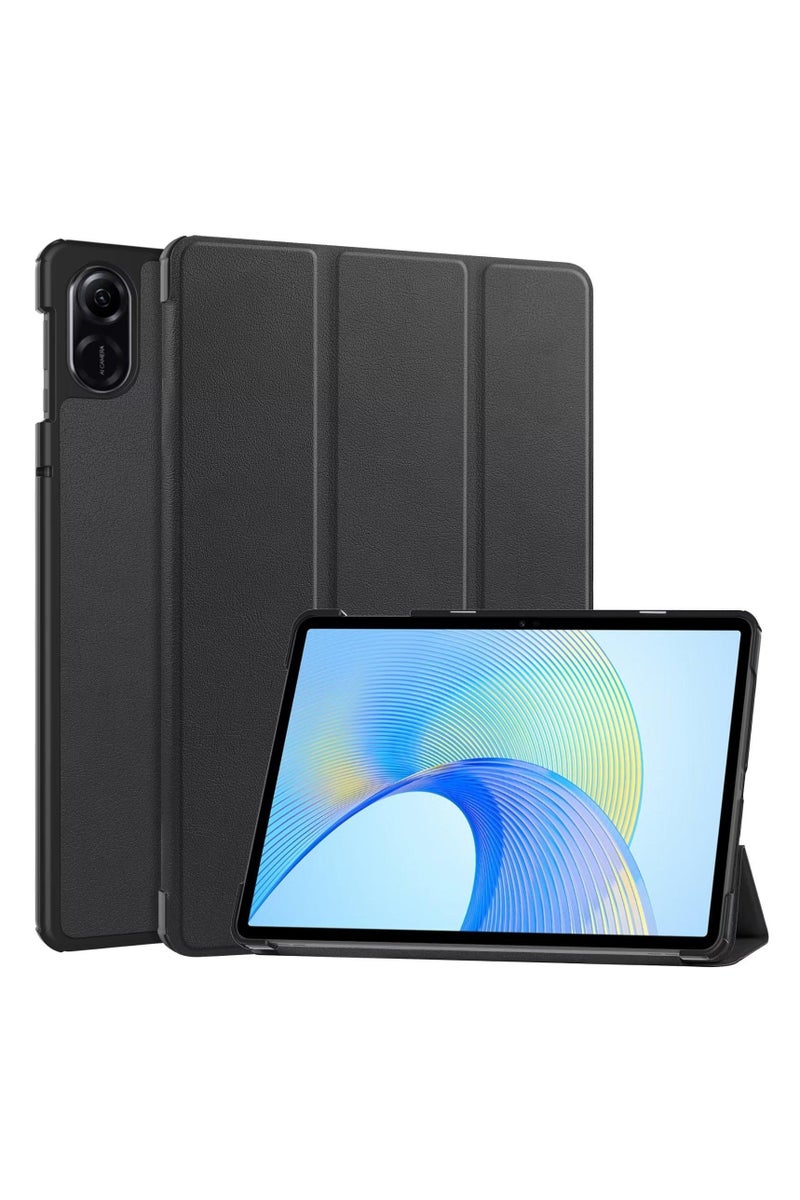 Stand Tablet Cover Tri-Fold Smart Tablet Case Slim Case Multi- Viewing Angles For Honor Pad X9/X8 Pro 11.5 Inch Black - Image 1