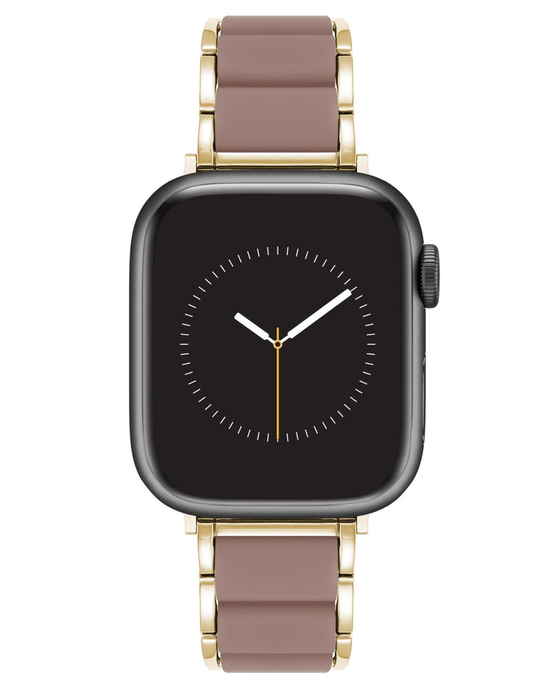 Anne Klein Silicone Fashion Bracelet for Apple Watch Secure Adjustable Apple Watch Replacement Band Fits Most Wrists - Image 2