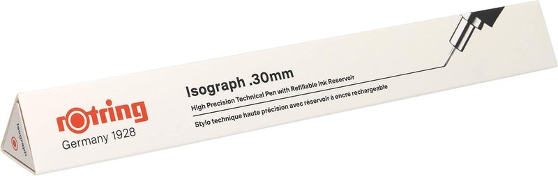 Rotring 1903399 Isograph Drafting Pen, 0.01 inch (0.3 mm), Genuine Imported - Image 3