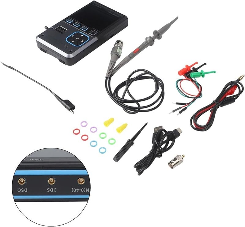 DSO TC4 Digital Oscilloscope 10MHz 48Msps With Signal Generator And Component Tester - Image 5