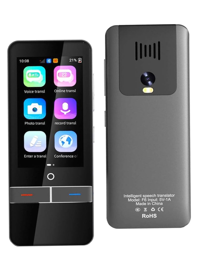 Upgraded Instant Two-Way Language Translator Device, Offline Language Translator, High Accuracy Smart Voice Translator, Support 139 Languages Translation for Travel/Business/Study - Image 1