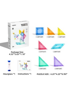 MiDeer Magnetic Tangram Travel Tangram Puzzle Magnetic Pattern Block For Ages 4 5 6 7 8 9 Toy For Kids Brain Development Toy Iq Educational Toy Gift  - Image 3