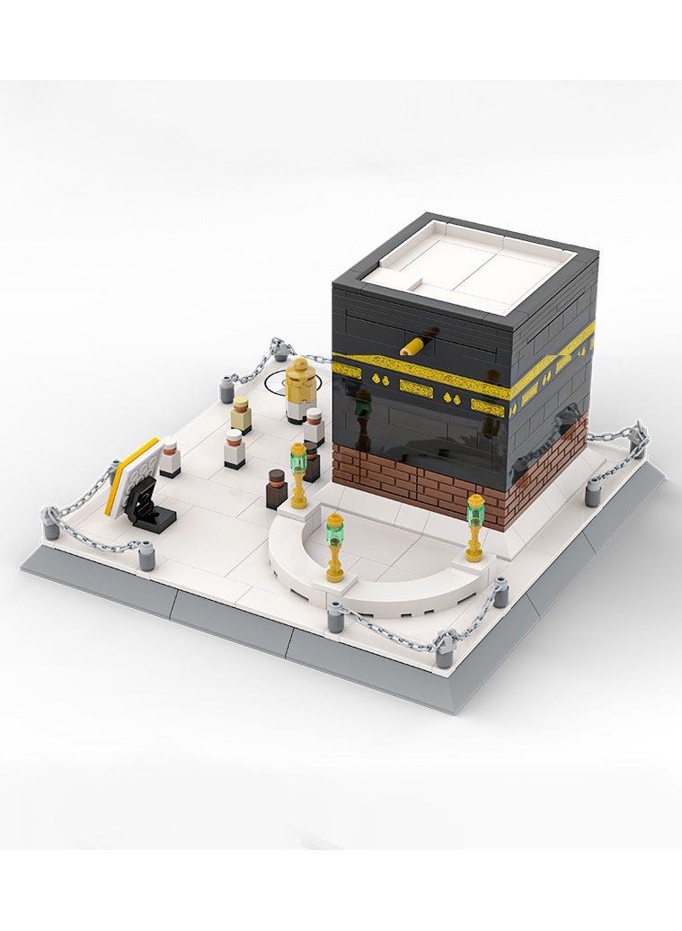 Islamic Mosque Kaaba Architectural Model Building Block Sets Muslim Bricks Toy Hajj Kit Eid Gifts for Kids Adult 446 Pieces - Image 5
