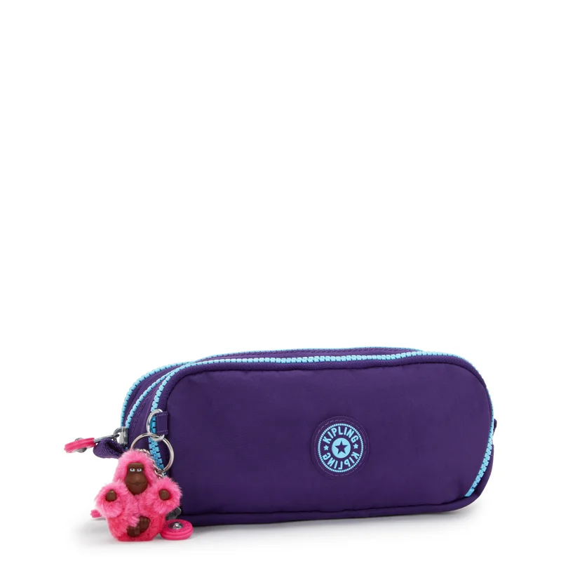 Kipling Gitroy Pencil-case 3 zippers VIP  Purple