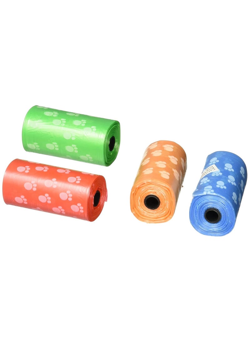 BLOOMING TIME 8 PCS Rolls of Elegant Pets Disposable Large Biodegradable Leak Proof Bags - Image 2