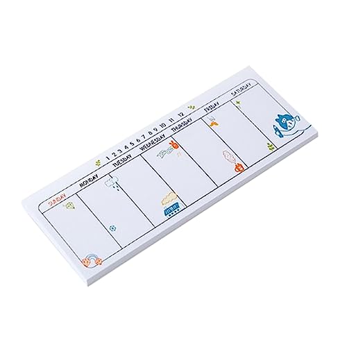 URTERYSER Quality Long Planner Notebook Weekly Planner Pads Random Patterns for Family Notepad & Calendar Organizers Weekly Planner - Image 1
