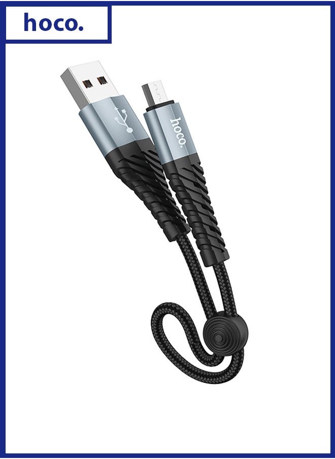 hoco. X38 Cool Charging data cable for Micro(L=0.25M)  - Image 1