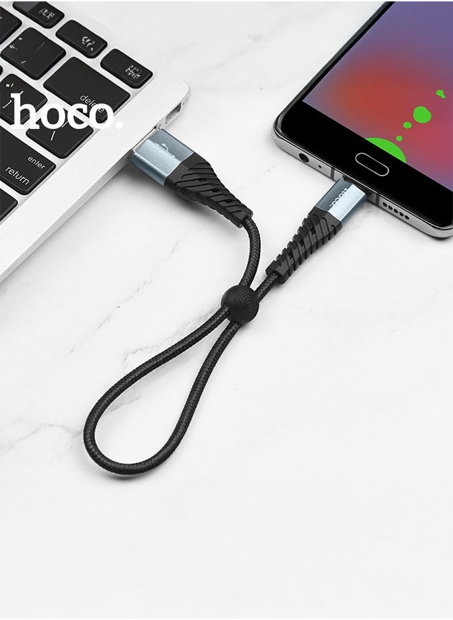 hoco. X38 Cool Charging data cable for Micro(L=0.25M)  - Image 5