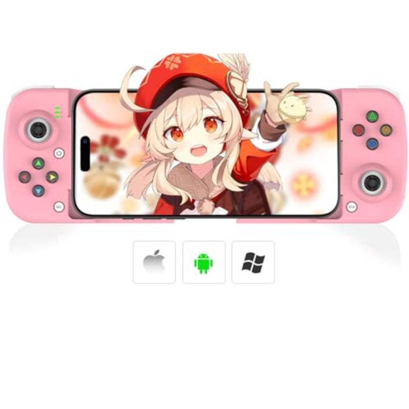 Mobile Game Controller Gamepad for iPhone iOS Android PC: Works with iPhone 17/16/15/14/13/12/11/X, iPad, Samsung Galaxy, TCL, Tablet, Call of Duty, Roblox - Directly Play - Image 1