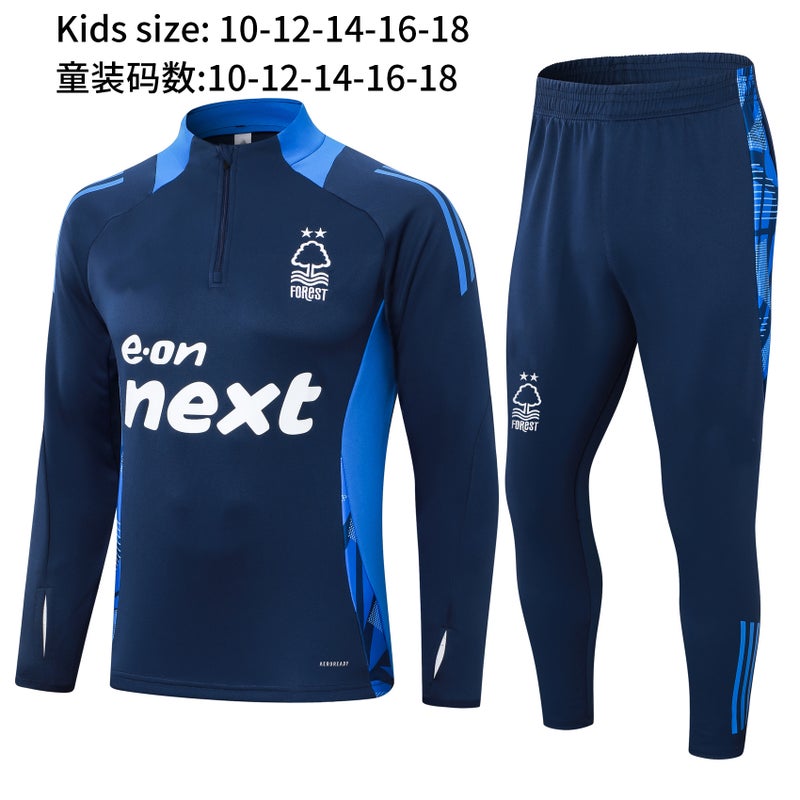 Generic 2023 Latest Soccer Kits Brazil France England Italy Portugal Long Sleeve 2425 nottingham forest royal blue children's clothing 
