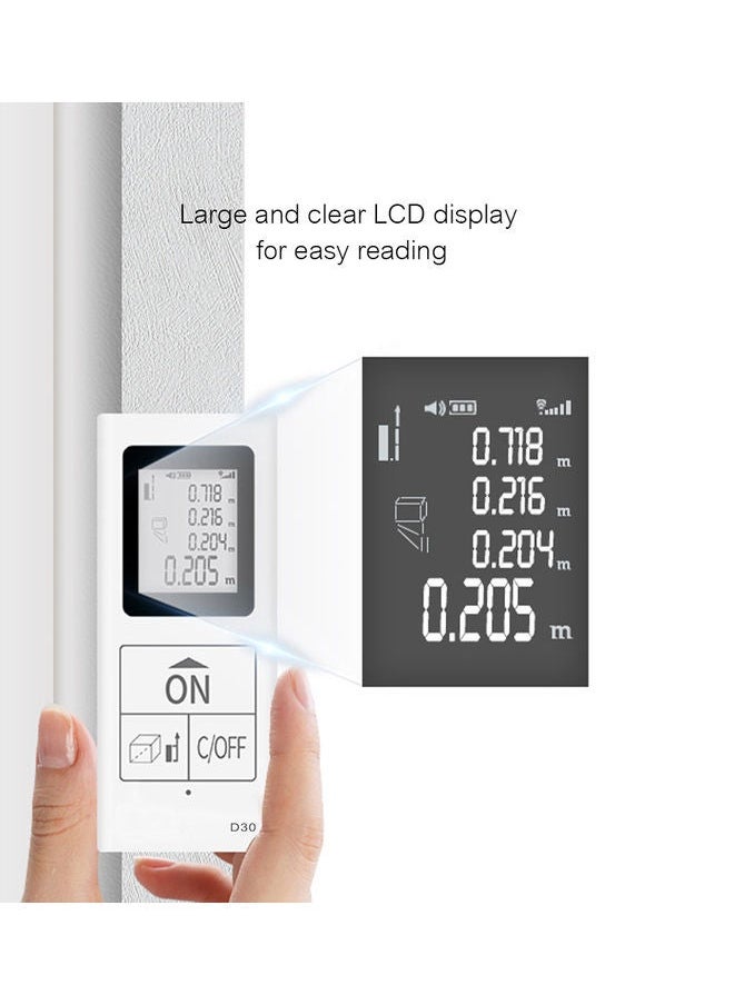 NIBEMINENT - Mini Handheld Laser Distance Meter 30m - Image 1