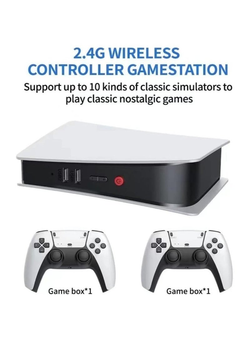 M5 Game Console 2.4gb Wireless Controller Game Station 4K HD Output Retro Classic Video Game Console 15000 Games  - Image 2