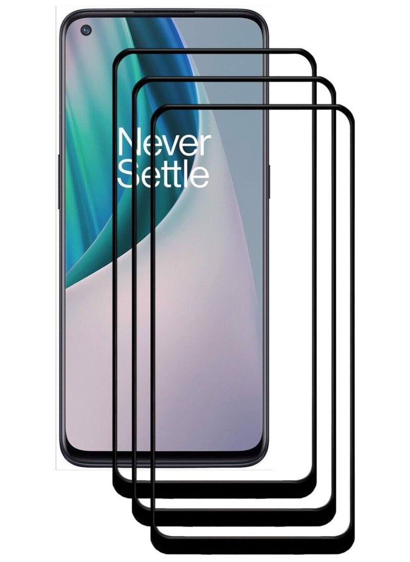 ACLIX 3 Pieces Antistatic ESD Dustproof Premium Quality High Definition Tempered Glass Screen Protector Designed For OnePlus Nord N10 5G - Image 1