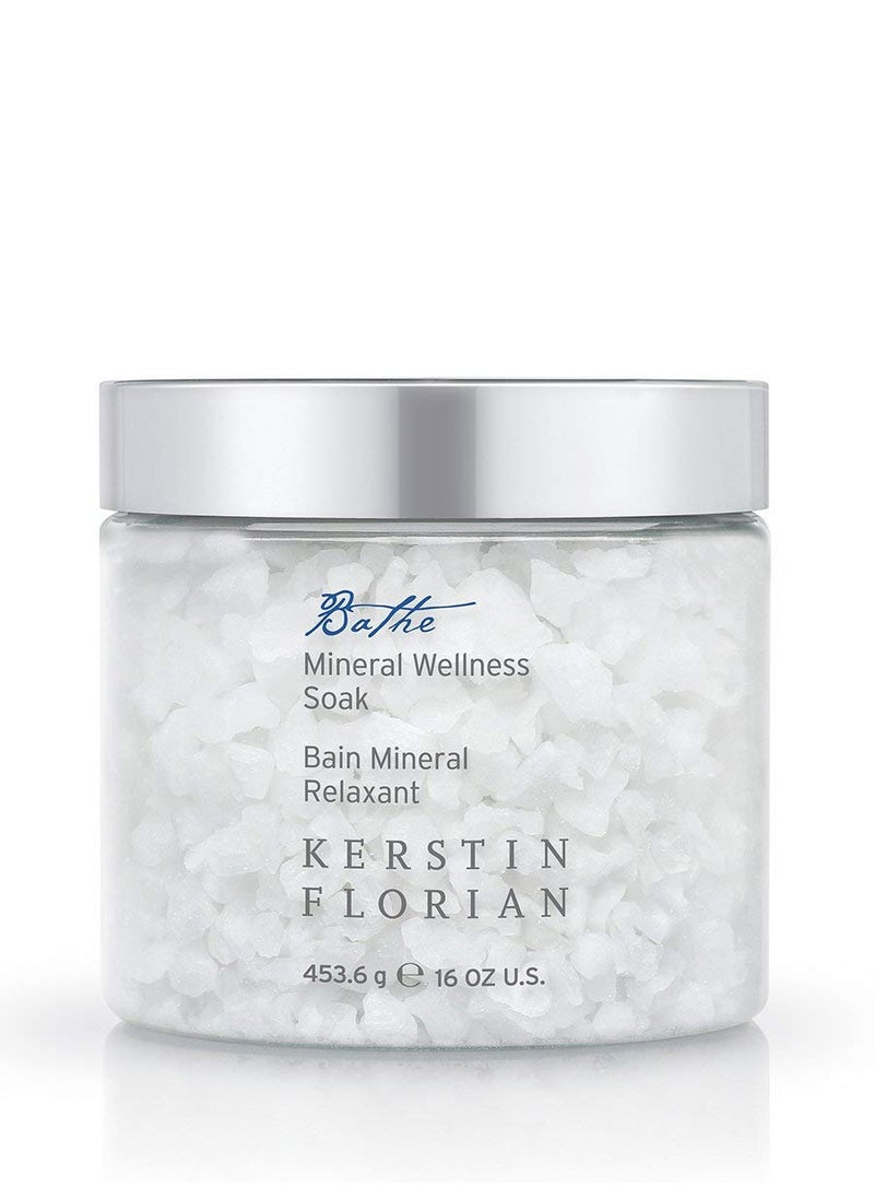 Kerstin Florian - Kerstin Florian Mineral Wellness Soak with Magnesium | Concentrated Bath and Shower Salts to Sooth & Relieve Tired Muscles | Natural Minerals Detoxify The Body & Soften Skin (16 fl oz) - Image 1