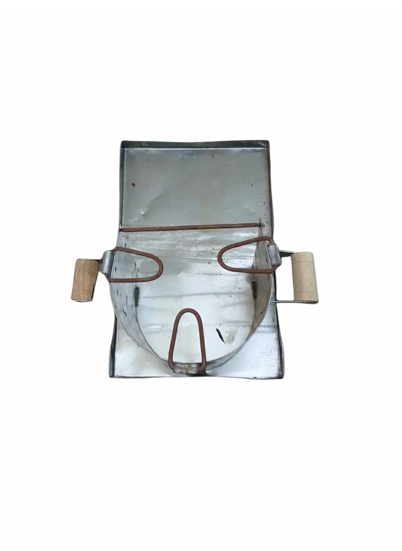 AS A S Firewood Iron Burning Stove for home rocket cooking outdoor Big size Iron Chulha Heavy Duty Angeethi with Perfect Food iron coal chulha jumbo  - Image 5