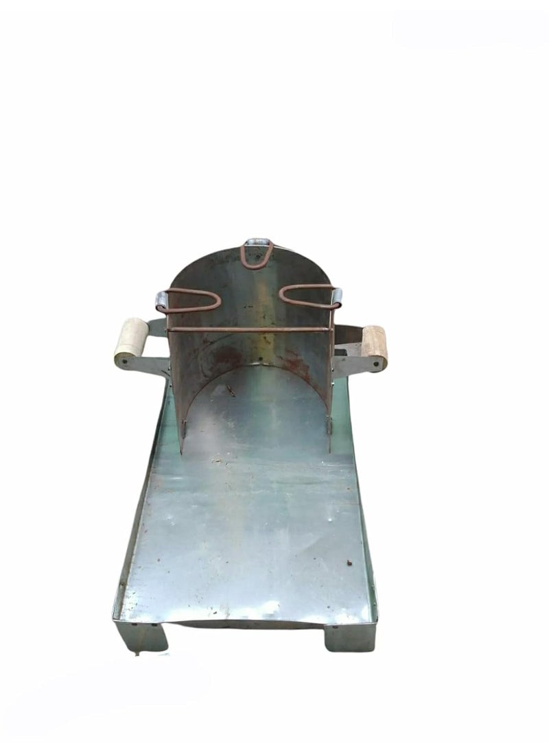 AS A S Firewood Iron Burning Stove for home rocket cooking outdoor Big size Iron Chulha Heavy Duty Angeethi with Perfect Food iron coal chulha jumbo  - Image 1