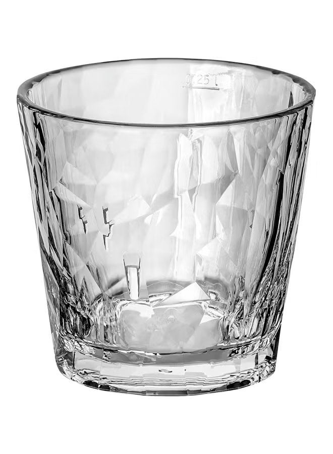 Koziol Lowball Glass Transparent Club No 22 300ml, Polycarbonate