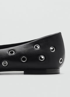 MANGO Die-Cut Ballerinas  - Image 3