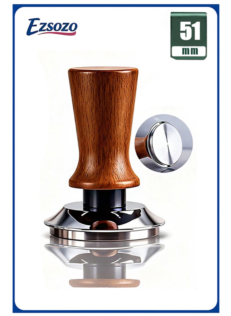 EZSOZO 51mm Wooden Spring Tamper