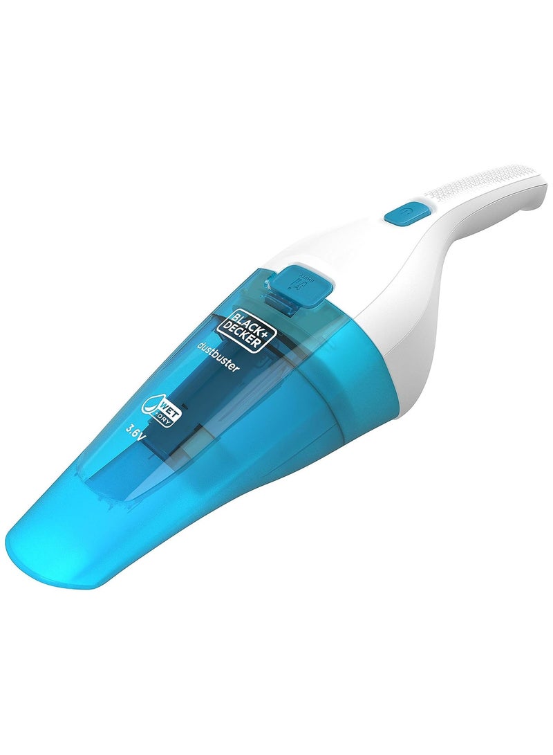BLACK+DECKER Dustbuster Wet And Dry Handheld Vacuum Cleaner 5.4 W WDC115WA-B5 Blue And White - Image 1