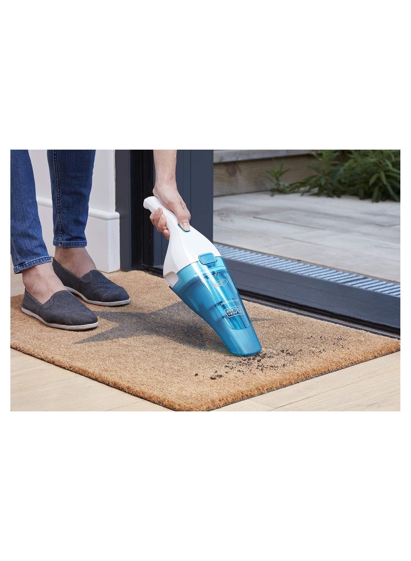 BLACK+DECKER Dustbuster Wet And Dry Handheld Vacuum Cleaner 5.4 W WDC115WA-B5 Blue And White - Image 2