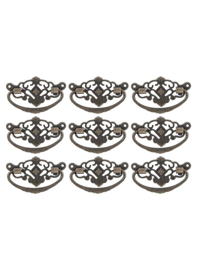 Thoraya 15 Sets Antique Handle Kitchen Cabinet Drawer Handle Pulls Zinc Alloy Cupboard Hardware FittingLarge Size  - Image 2