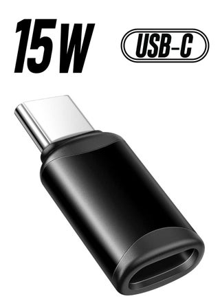 USB C Male to Lightning Female Adapter for iPhone 15 Series and iPad Air, Compatible with Samsung, Supports Charging and Data Transfer, Type C Connector Cable - pzsku/Z39938A318F7C5DEFDEF3Z/45/_/1738266682/79f43b9e-c8e7-4e54-9873-4b0ea16ac53a
