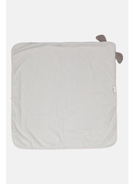 Rene Rofe Toddlers Boy Hooded Towel 76 x 76 cm, Grey  - Image 2