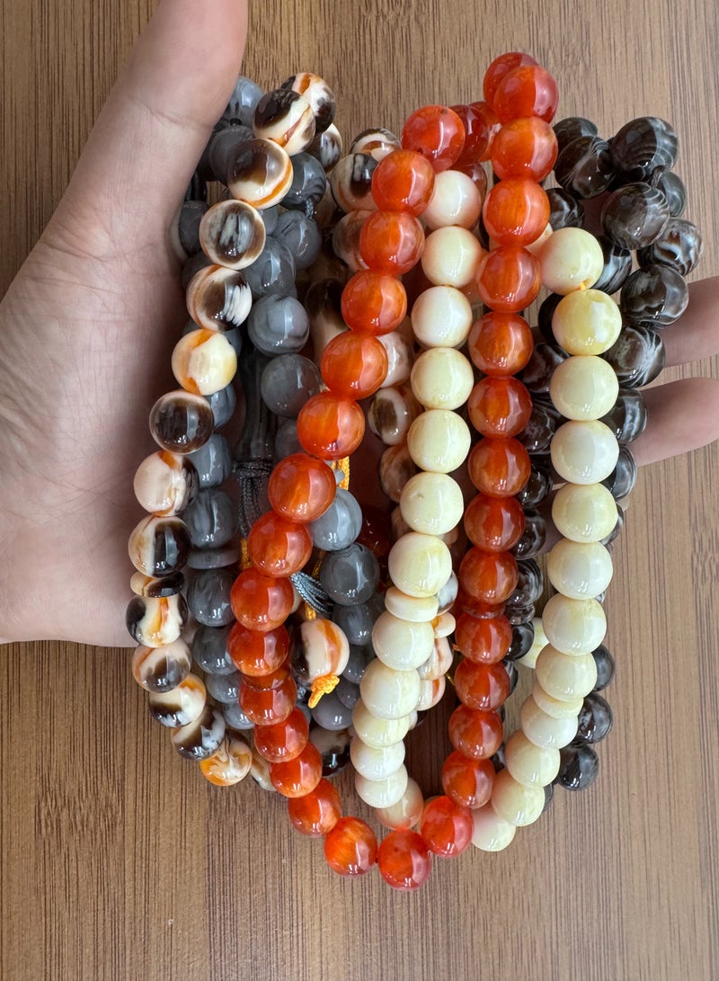 5 Pack/33 Resin Beads/Tasbih/12mm - Image 2