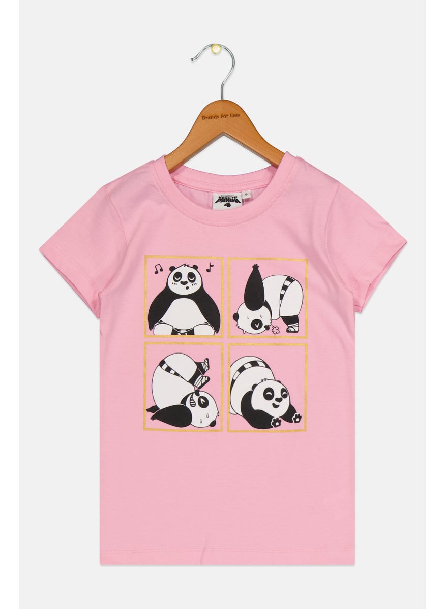 Kids Girl Short Sleeve Graphic Print T-Shirt, Pink Combo - pzsku/Z3993A43B1621C9674AC2Z/45/_/1737642559/6bb12dd0-70bb-412b-a0de-4cd4c3025ed6