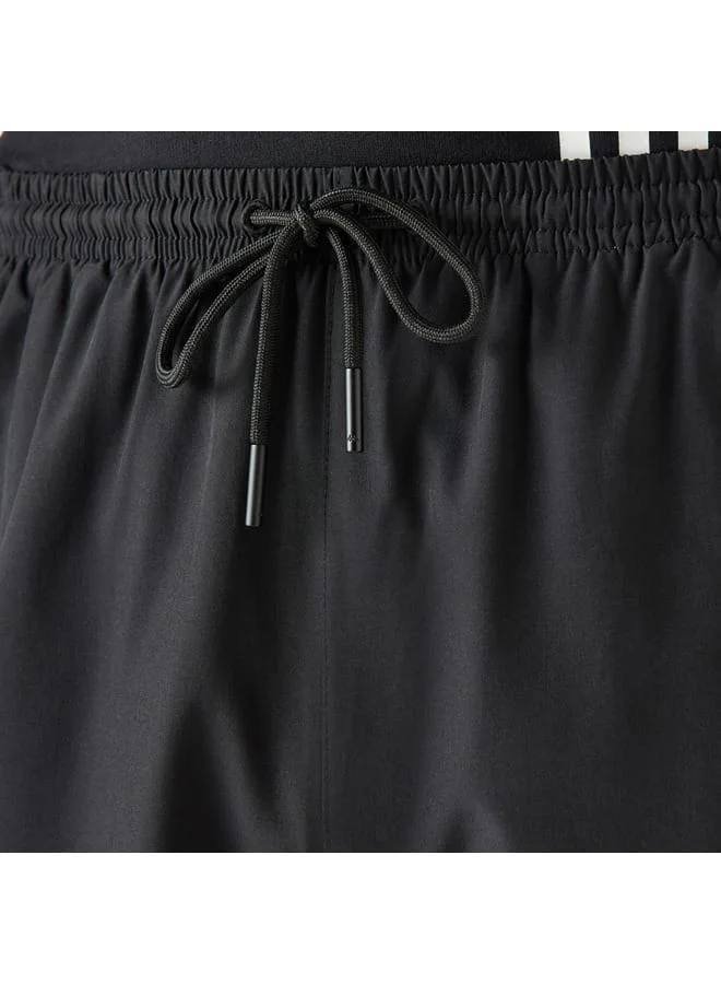 Kappa Kappa Striped Shorts with Drawstring Closure and Pockets