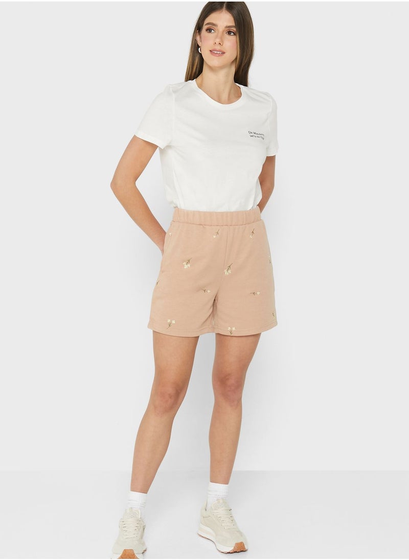 VERO MODA High Waist Sweat Shorts  - Image 1
