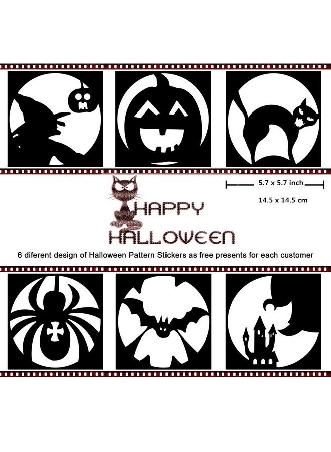 Antner Pumpkin Carving Tools Kit, 4 Pieces Heavy Duty Stainless Steel Carving Tools Set and 6 Pieces Halloween Pumpkin Carved Stencils Stickers - Image 3