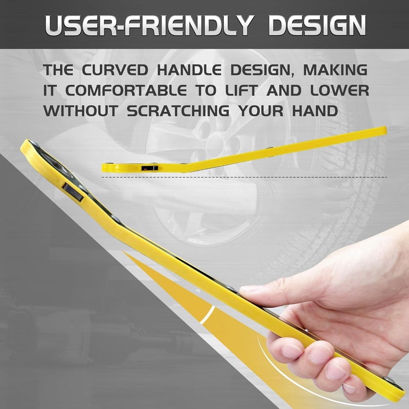 REWOP Universal Car Jack Wrench, 360 forward and reverse knob Labor-Saving design, Scissor Jack Lift Speed Handle Tool, Jack Lug Handle Tool, Tire Wheel Jack Wrench, Ratchet Wrench - Image 4