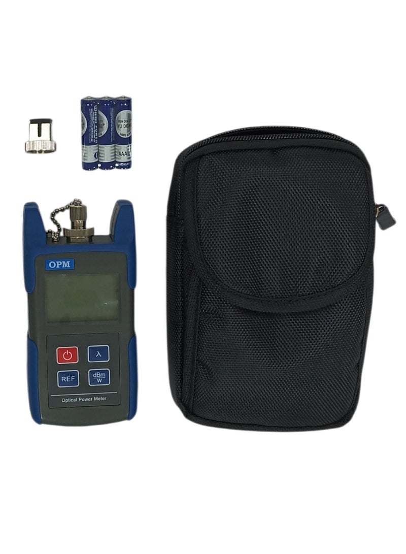 هاي-تيك جهاز قياس قوة الإشارة الضوئية – يقيس من ‎-70 إلى +3 dBm بدقة عالية، مخصص لاختبار الألياف البصرية، مع شاشة LCD واضحة، والجهاز عملي ومتين وسهل الحمل. - Image 2