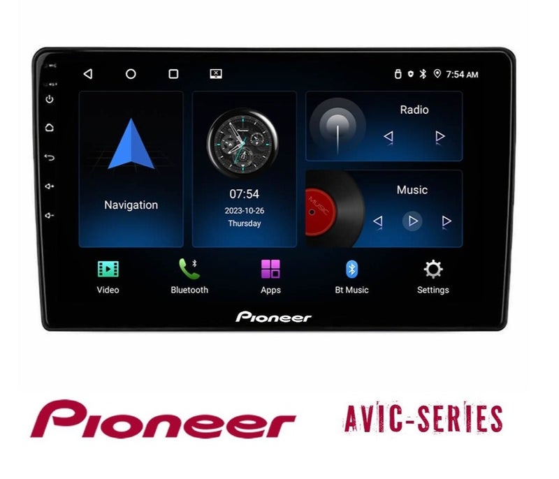 Pioneer Android Car Stereo 9 Inch Pioneer 2GB RAM 32GB Memory QLED Touch Screen DSP Bluetooth Support Apple Carplay Android Auto Wireless USB YouTube Netflix Google Maps Radio - Image 1