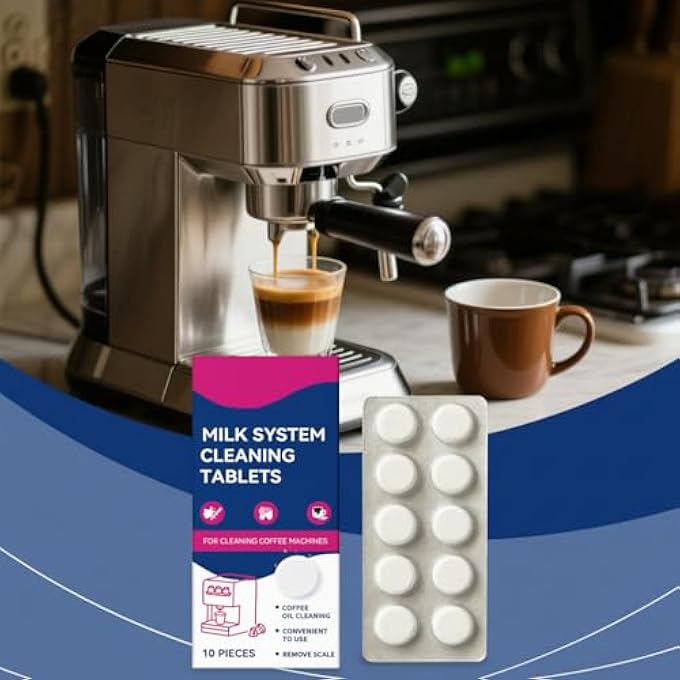 NALACAL 10  Pack Effervescent Coffee Machine Cleaner Tablets  Powerful Descaling  Deodorizing For All Coffee Makers Espresso Machines And Single  Serve Devices - Image 2